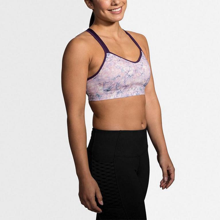 Brooks Uprise Crossback Run Bra Dam 637058-WSQ Rosa